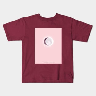 White Eclipse - Pink Moon Kids T-Shirt